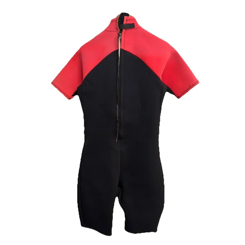 Body Glove Black/red Orange Wet Suit, Mens M/L  21 Mm Density Beach Sun Diving